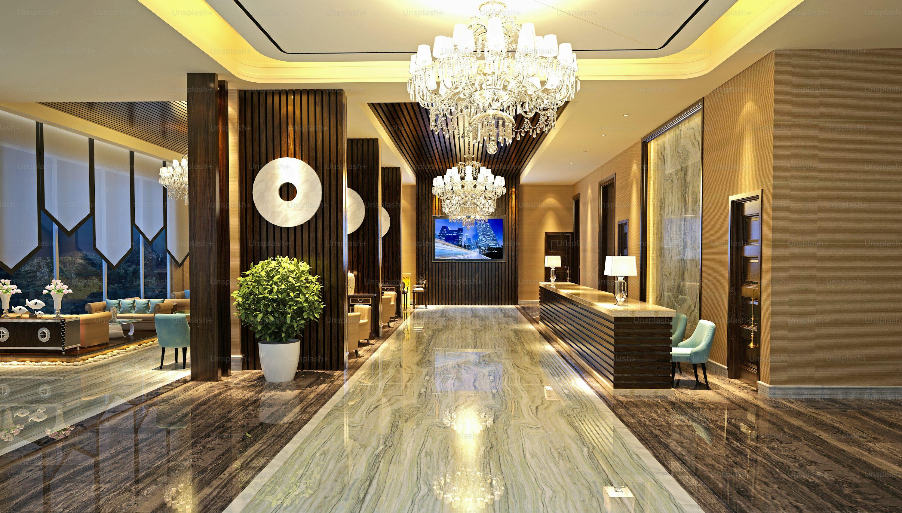 Hotel lobby